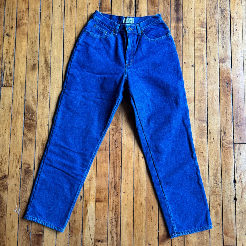 fleece lined LL Bean jeans - Picture 2 of 6